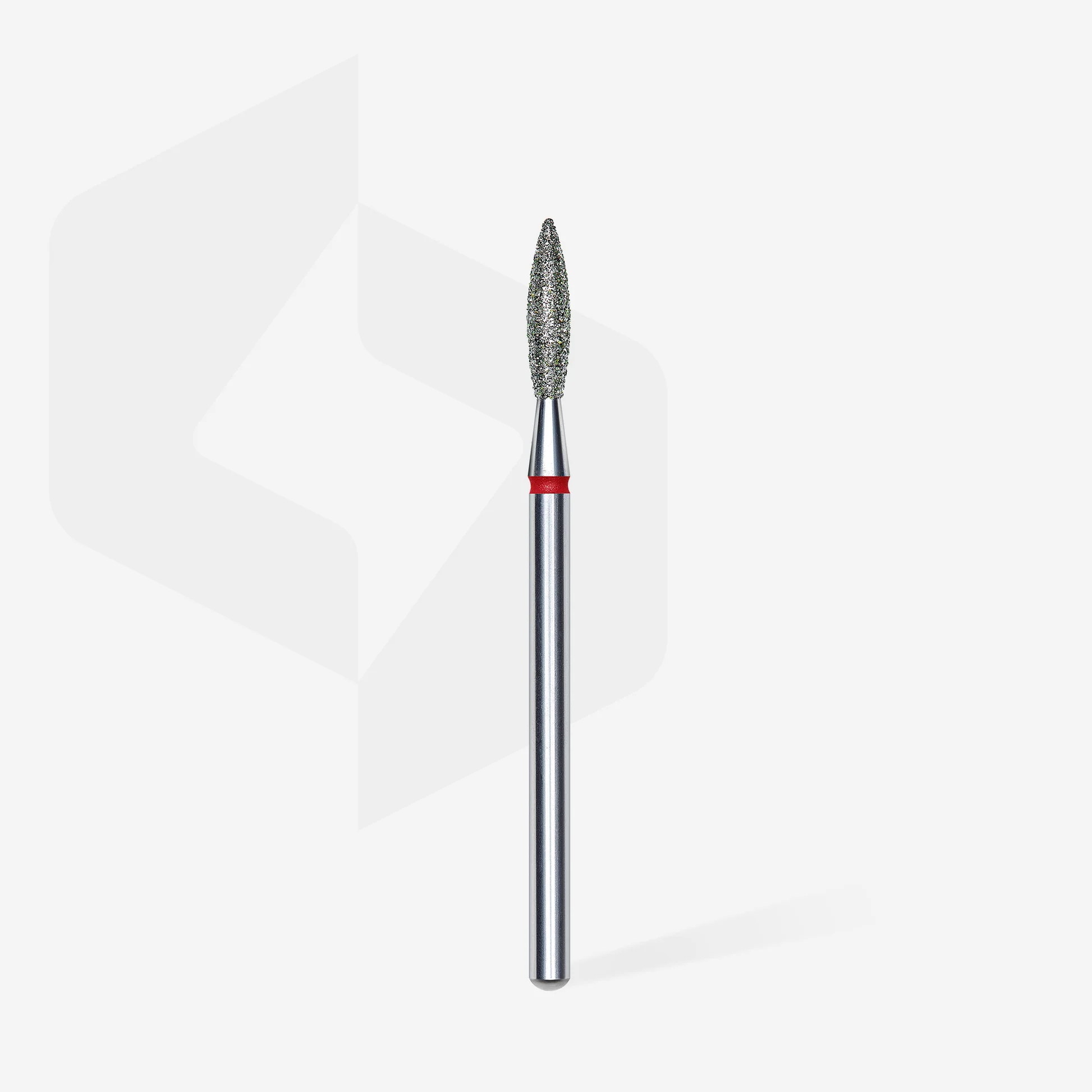 Bit/ Capat Freza Diamantat Flacara Rosie 2.3/10mm STALEKS - imagine 2