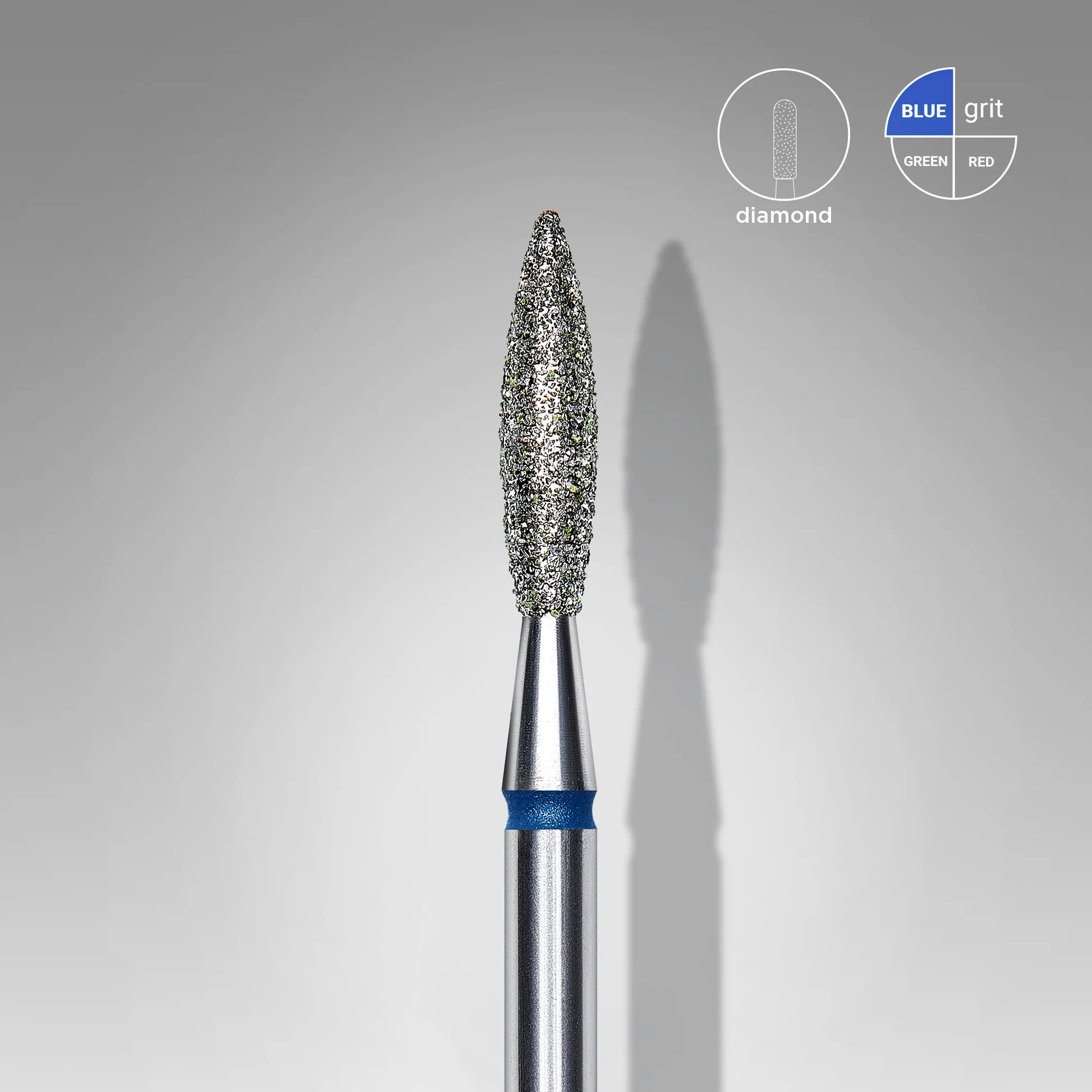 Bit/ Capat Freza Diamantat Flacara Albastru  2.3/10mm STALEKS