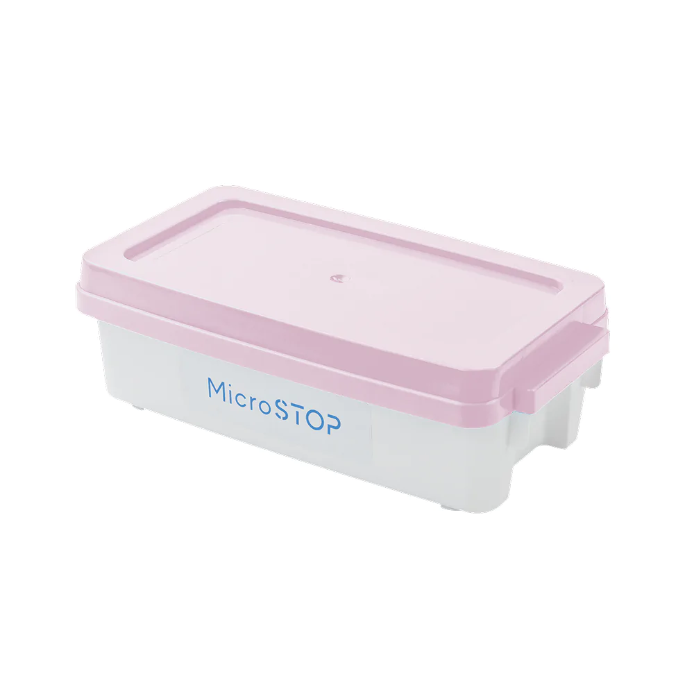 Cutie pentru dezinfectare instrumentar  MicroSTOP 1L Roz