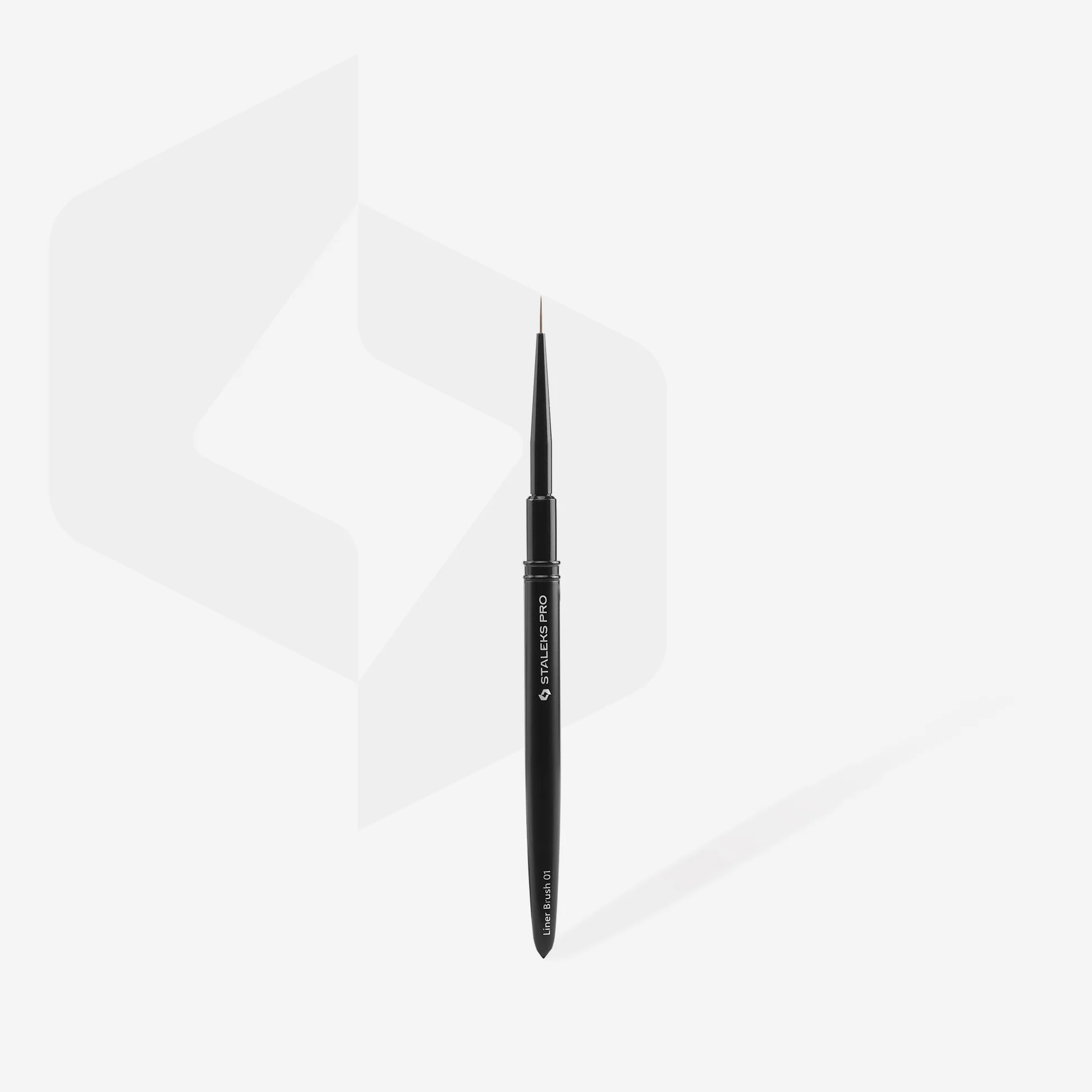 Pensulă-liner Staleks NBE-01, lățime 1 mm/lungime 7 mm - imagine 3