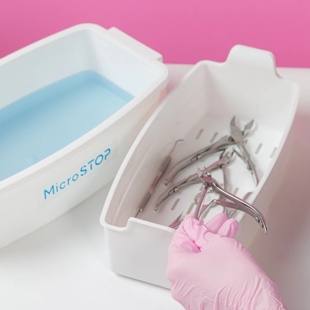 Cutie pentru dezinfectare instrumentar MicroSTOP 3L Bleu - imagine 2